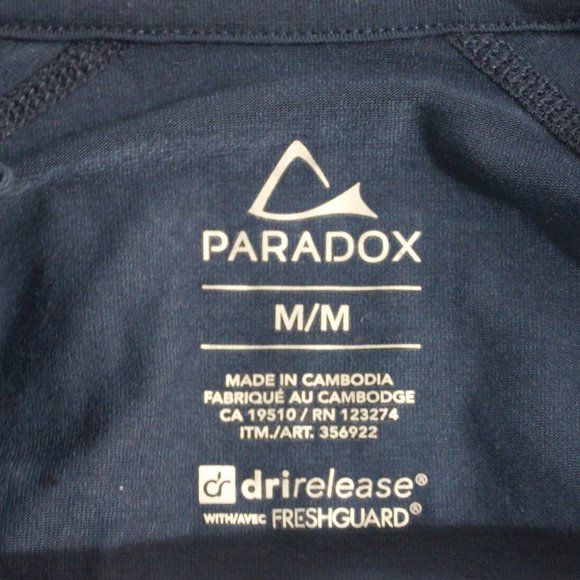 Paradox Blue Long Sleeve Base Layer Shirt - Picture 4 of 4